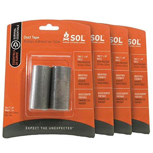 S.O.L. 2 x 50 in. Duct Tape, 2 ct Pack of 4