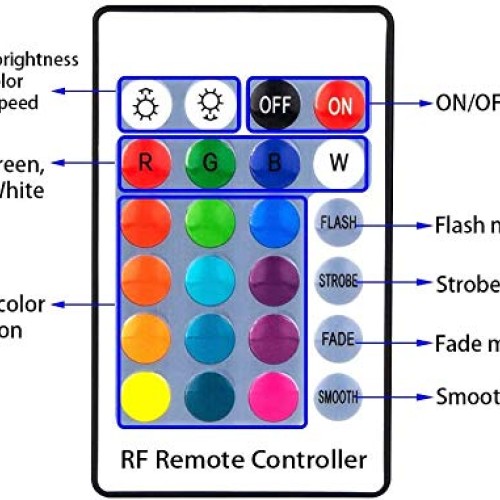 RGB Pond Lights, Underwater LED Lights, IP68 Waterproof Submersibl...