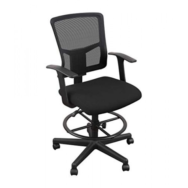 Sit to Stand Drafting Task Stool Chair for Standing Desks with Adj...
