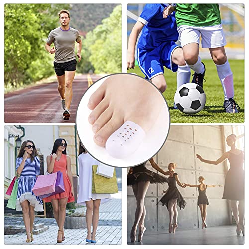 Big Toe Protector, 10PCS Breathable Gel Toe Cap Silicone Toe Cover...