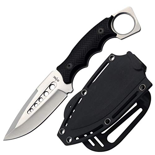 S-TEC 9 Full Tang Tactical Knife with ABS Swivel Sheath - GEN 2 -...