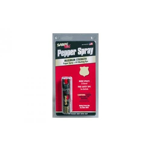 SABRE Pepper Spray - Police Strength - Compact Size with Clip Max...