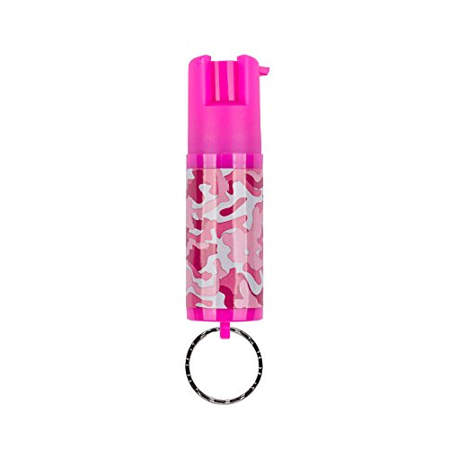 SABRE RED Pink Camo Pepper Spray - Police Strength - Compact Size,...