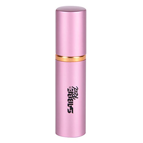 SABRE Red Lipstick Pepper Spray for Women – Pink, Maximum Strength...