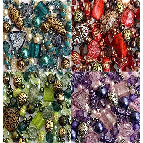 Adults Deluxe Jewelry Making Beads Mix Pliers Findings Starter Kit...