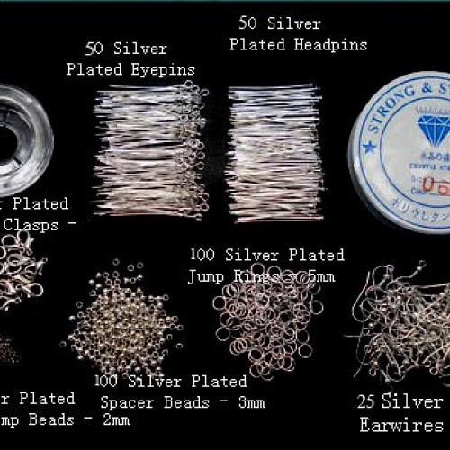 Adults Deluxe Jewelry Making Beads Mix Pliers Findings Starter Kit...