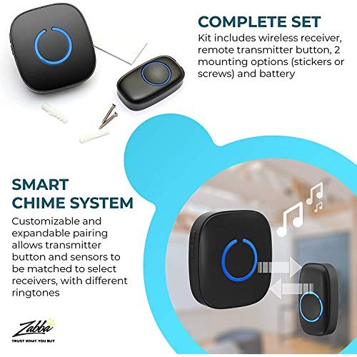 SadoTech Model CX Waterproof Wireless Doorbell Kit Battery Operate...