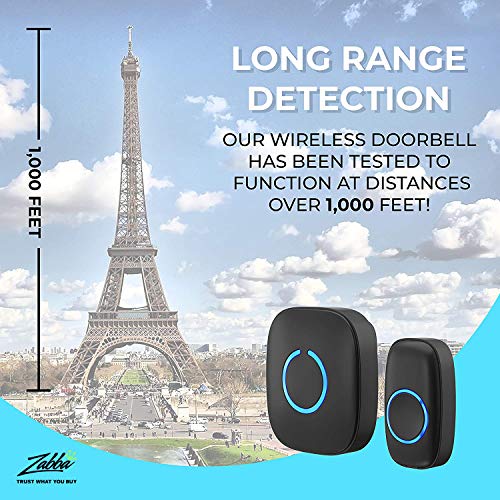 SadoTech Model CX Waterproof Wireless Doorbell Kit Battery Operate...