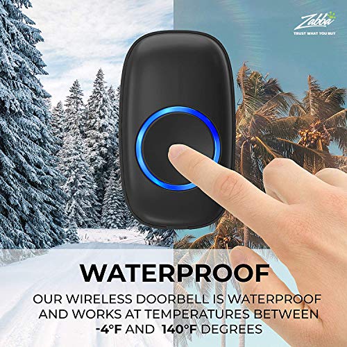 SadoTech Model CX Waterproof Wireless Doorbell Kit Battery Operate...