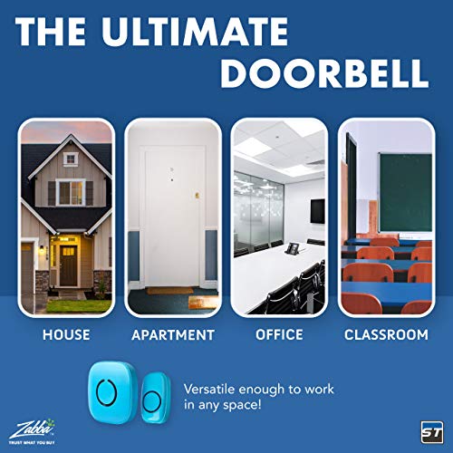 SadoTech White Wireless Doorbell & Chime For Home - Model C - 1 Pu...