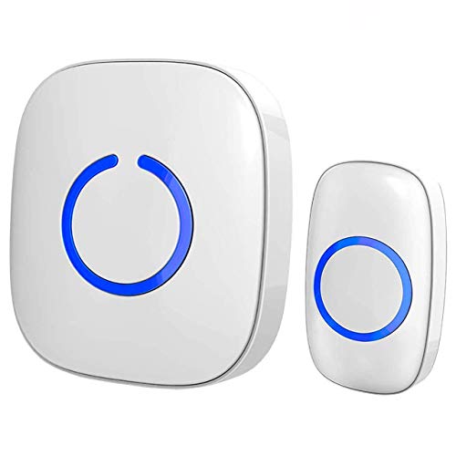 SadoTech White Wireless Doorbell & Chime For Home - Model C - 1 Pu...