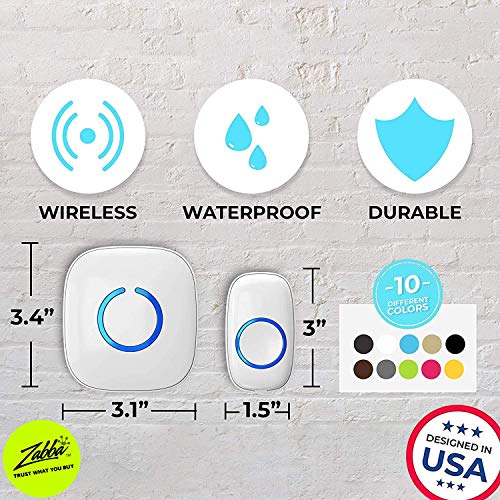 SadoTech White Wireless Doorbell Kit: Model CXR Wireless Doorbells...
