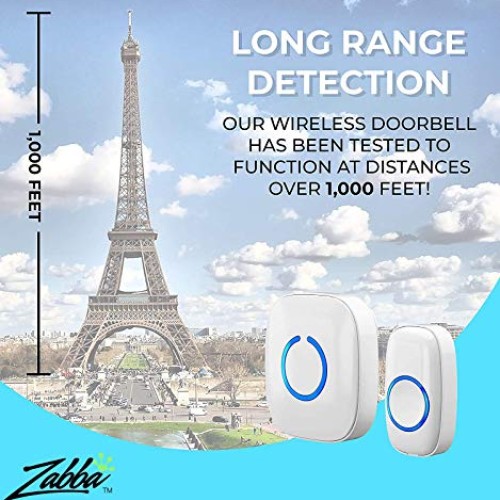 SadoTech White Wireless Doorbell Kit: Model CXR Wireless Doorbells...