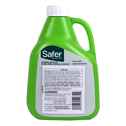 Safer Brand 5163 Caterpillar Killer II Concentrate, 16 oz
