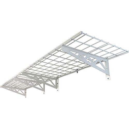 SafeRacks | Garage Wall Shelf Two-Pack 18x48 | Includes Bike Hoo...