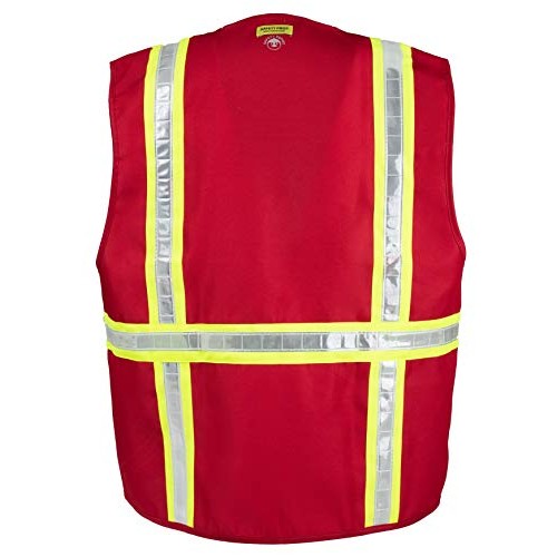 Safety Depot Safety Vest High Visibility Reflective Tape 8038-RD ...