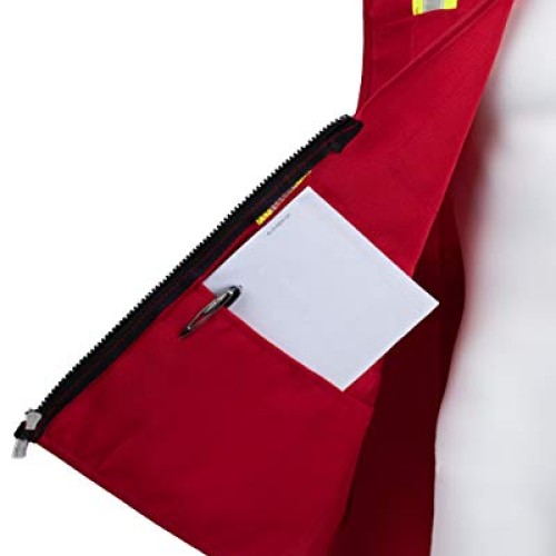 Safety Depot Safety Vest High Visibility Reflective Tape 8038-RD ...