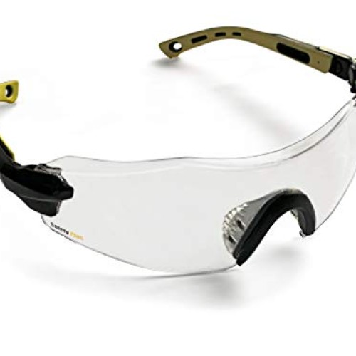 Safety Glasses Clear Lens - ANSI Z87.1 Standards, Scratch Resist...