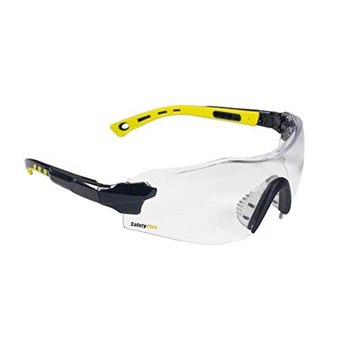 Safety Glasses Clear Lens - ANSI Z87.1 Standards, Scratch Resist...