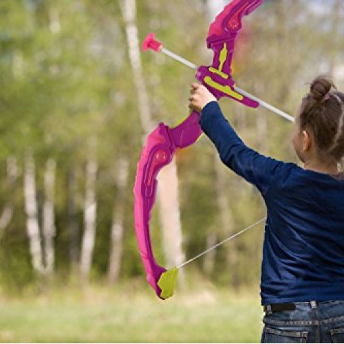 SainSmart Jr. Kids Bow & Arrow Toy, Princess Basic Archery Set Out...