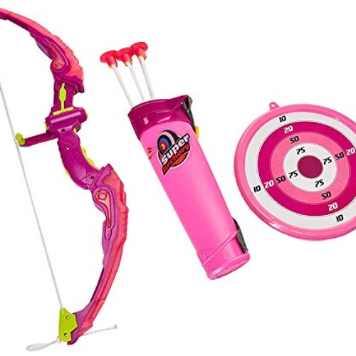 SainSmart Jr. Kids Bow & Arrow Toy, Princess Basic Archery Set Out...
