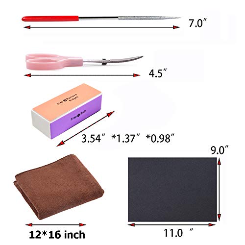 13 Pieces Resin Casting Tools Set - Include Sand Papers, Polishing...