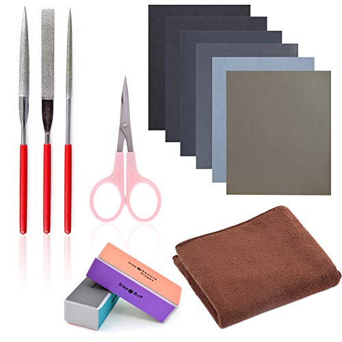 13 Pieces Resin Casting Tools Set - Include Sand Papers, Polishing...