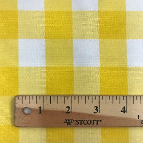 Sal Tex Fabrics, 1X1 Gingham Buffalo Checkered 100% Polyester, 6...