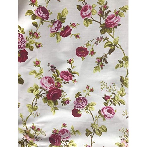 SAL TEX FABRICS, Rose Flower Polyester Cotton Fabric Print, Sells ...