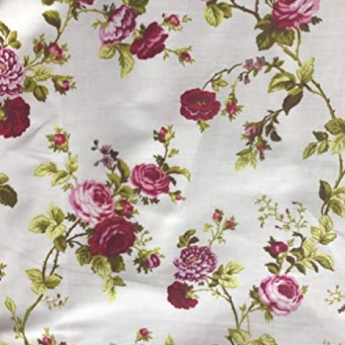 SAL TEX FABRICS, Rose Flower Polyester Cotton Fabric Print, Sells ...