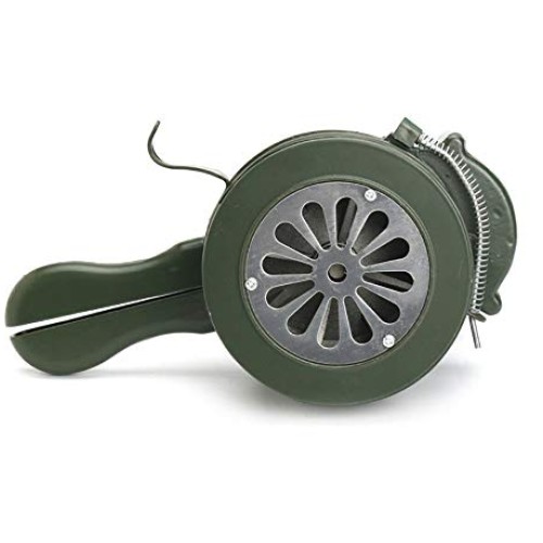 Hand Crank Siren Horn Manual Operated Metal Alarm Handheld Air Rai...