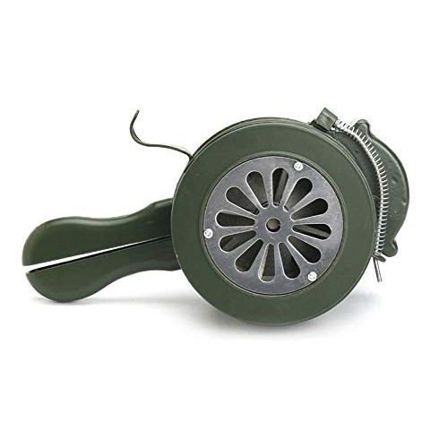 Hand Crank Siren Horn Manual Operated Metal Alarm Handheld Air Rai...