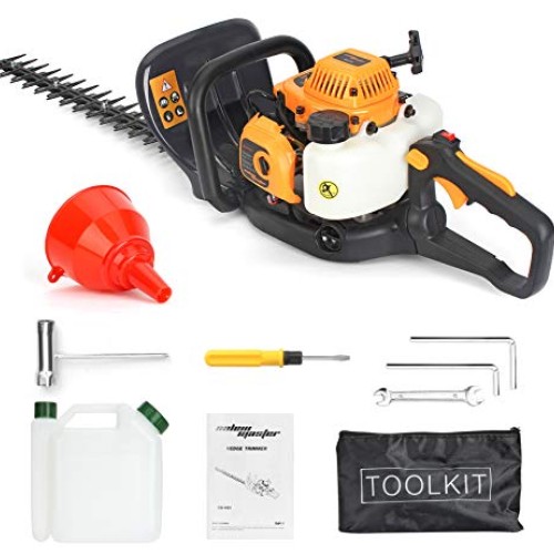 SALEM MASTER Cordless Hedge Trimmer 22.5cc 2 Cycle Gas Powered Bus...