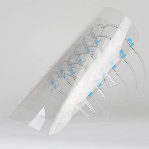 salipt Face Shields Set with 12 Replaceable Anti Fog Shields and 6...
