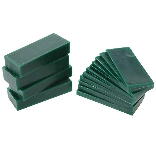 15 PCS 4/6/8/21/23mm Thickness Green Carving Wax Piece, Jewelry En...