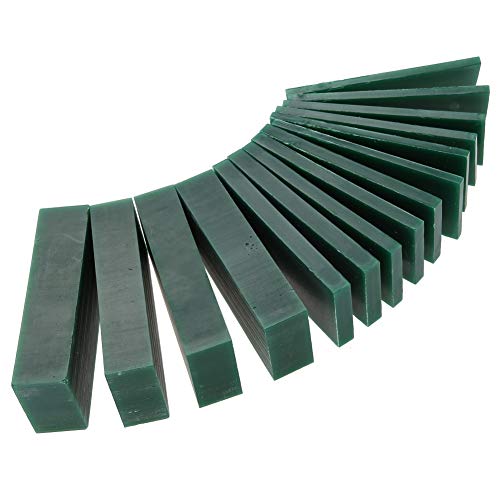 15 PCS 4/6/8/21/23mm Thickness Green Carving Wax Piece, Jewelry En...