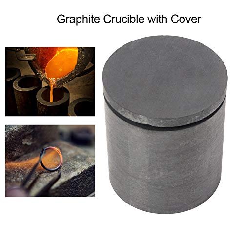 4040mm High Purity Graphite Melting Crucible Casting With Lid Cove...