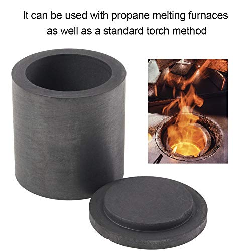 4040mm High Purity Graphite Melting Crucible Casting With Lid Cove...