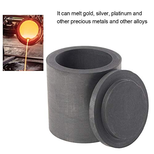 4040mm High Purity Graphite Melting Crucible Casting With Lid Cove...