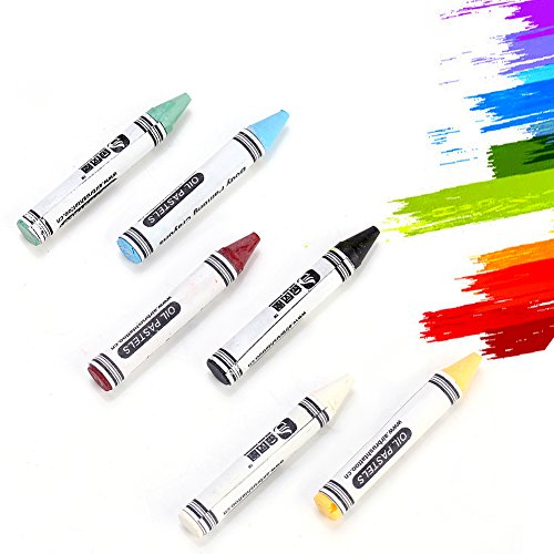 6 Colors UV Face and Body Paint Sticks, Washable Face Painting Kit...