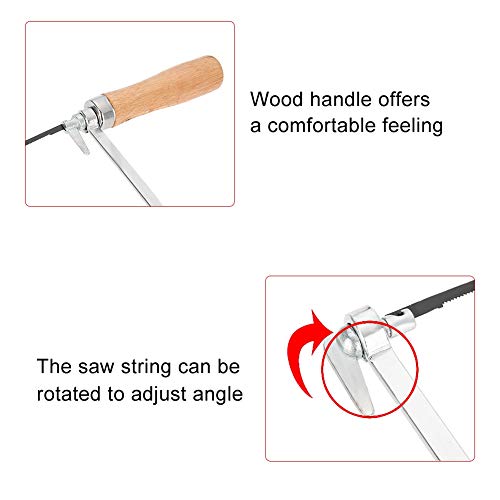 Woodworking Saw, Multi Purpose Adjustable Handsaws, DIY U Shaped B...