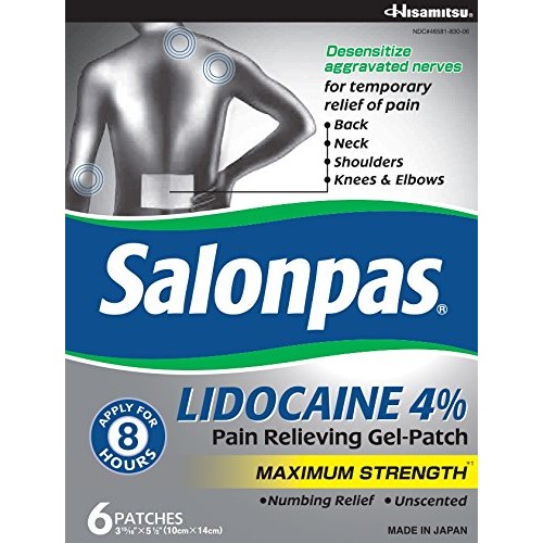 Salonpas LIDOCAINE and CRYODERM 4 oz Spray Bundle with Salonpas Pa...