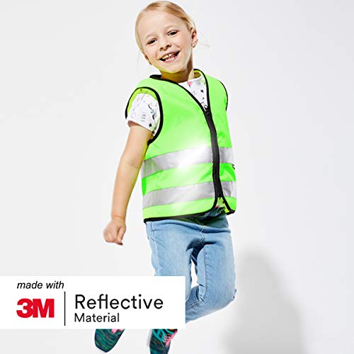 Salzmann 3M Childrens High Visibility Safety Vest with Zipper | M...
