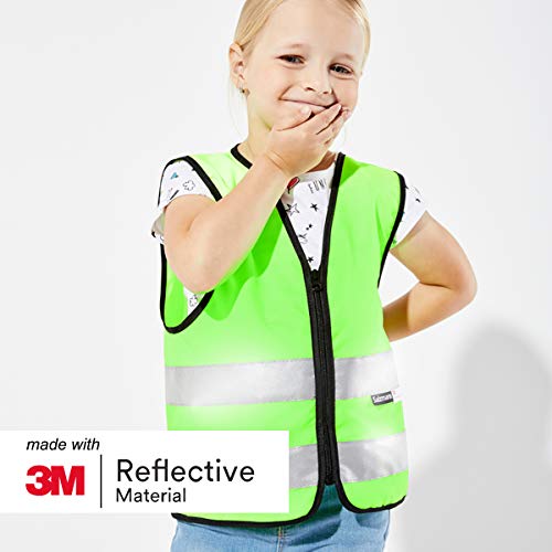 Salzmann 3M Childrens High Visibility Safety Vest with Zipper | M...