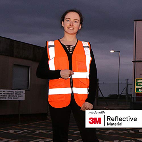 Salzmann 3M Multi-Pocket Safety Mesh Vest | High Visibility Reflec...