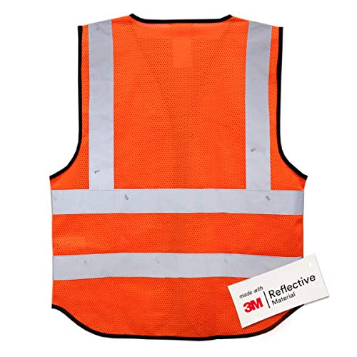 Salzmann 3M Multi-Pocket Safety Mesh Vest | High Visibility Reflec...