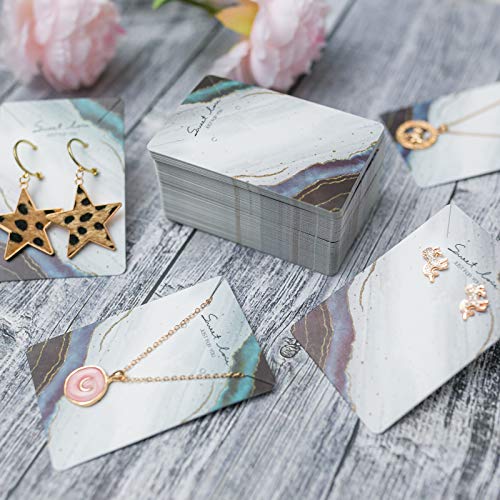Necklace Card Earring Cards for Display Jewelry Display Hanging Ca...