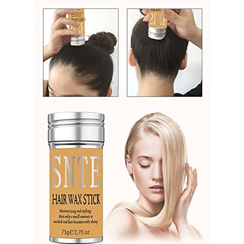 Samnyte Hair Wax Stick, Wax Stick for Hair Wigs Edge Control Slick...