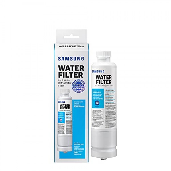 SAMSUNG Genuine Filter for Refrigerator Water and Ice, Carbon Bloc...