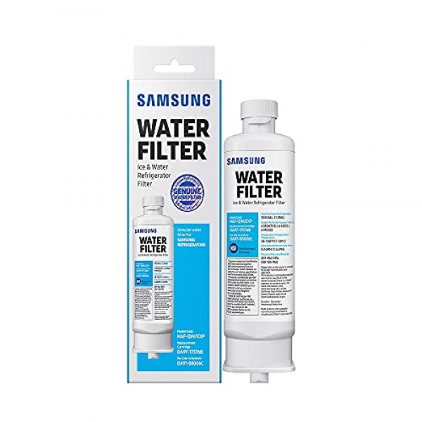 SAMSUNG Genuine Filter for Refrigerator Water and Ice, Carbon Bloc...